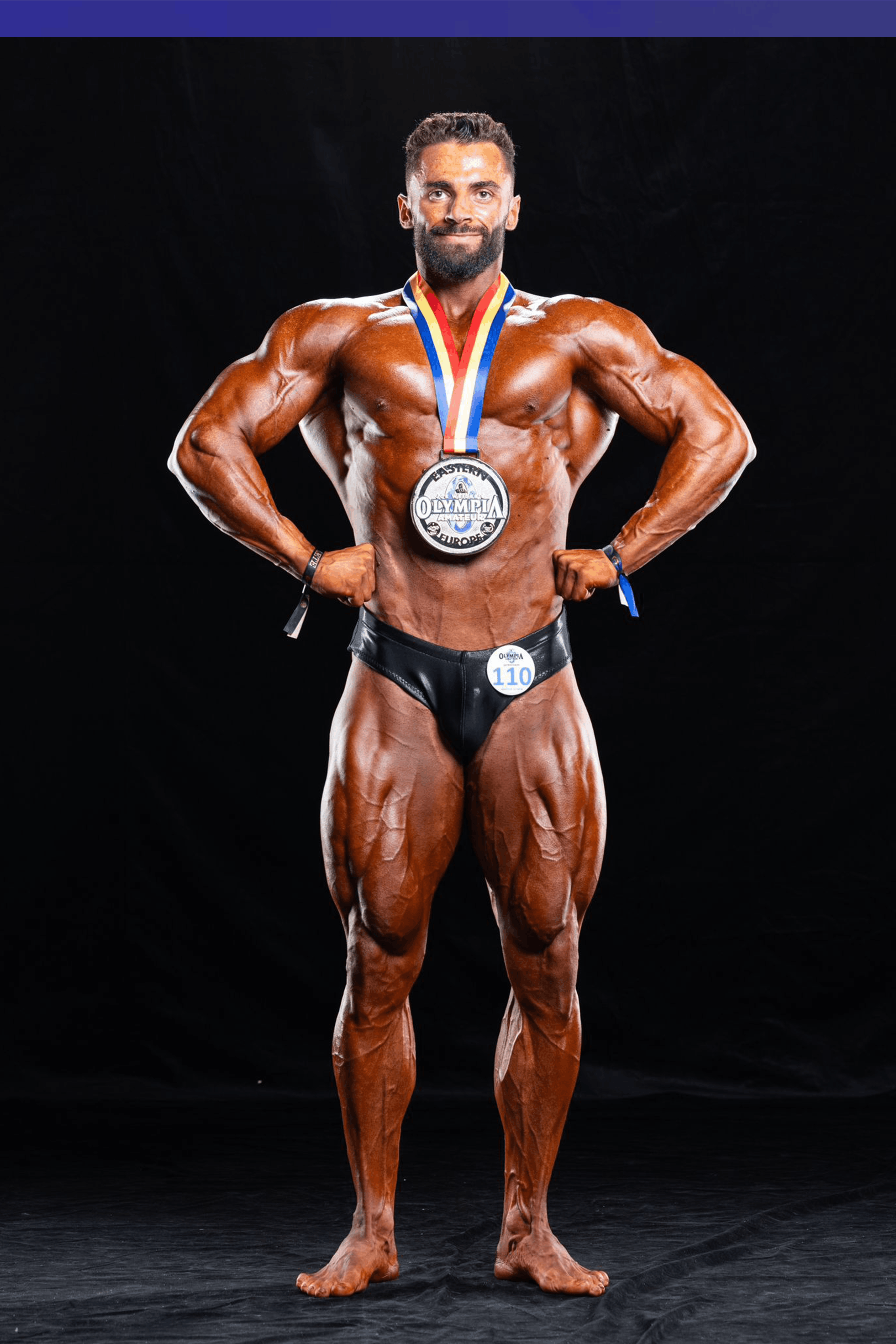 Sebastian competition pose