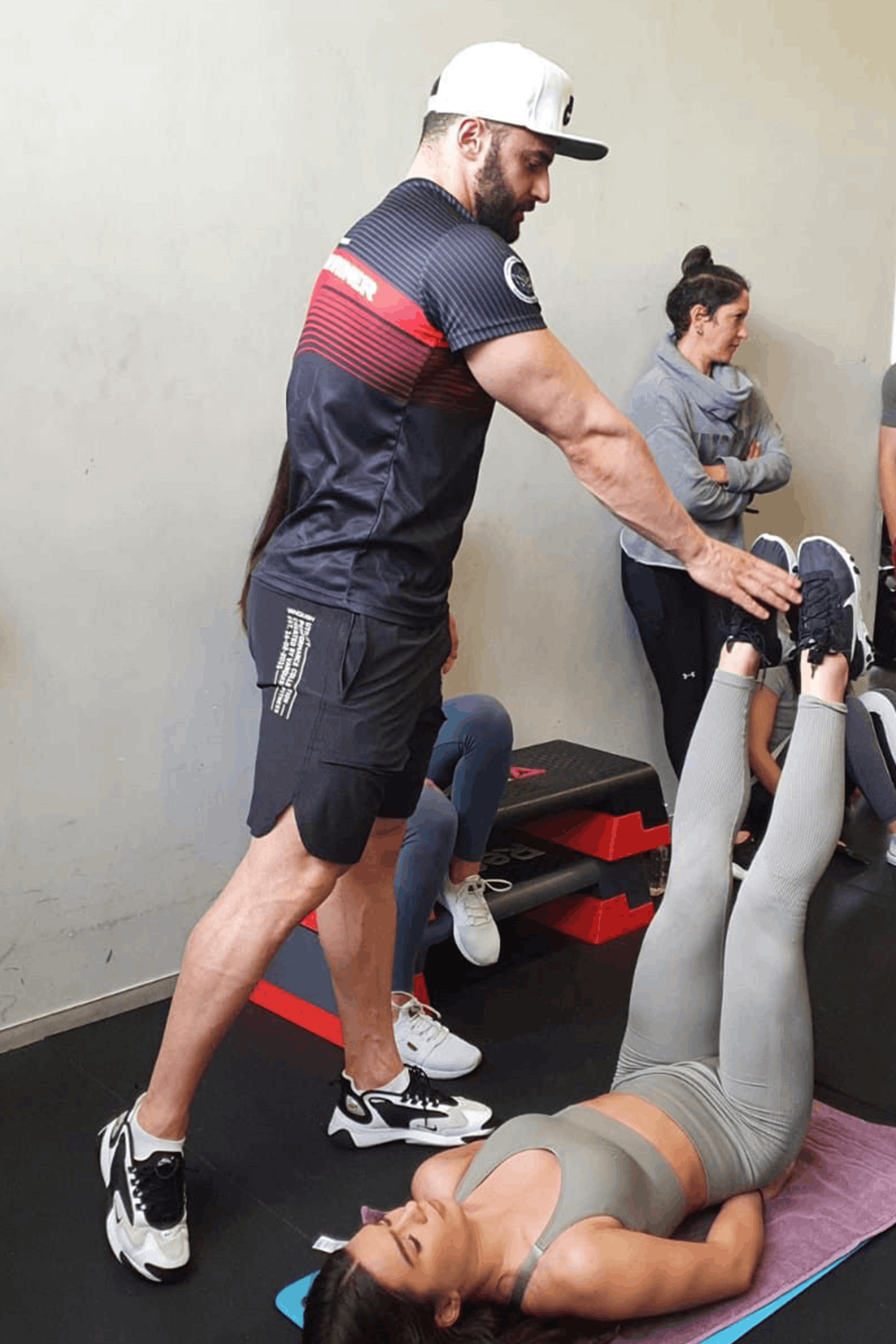 Training session with client